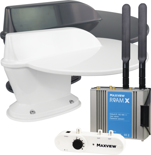 Maxview LTE/DVB-T2 Roam COMPO X 4G/5G anthrazit - Camping-Sat-Anlagen