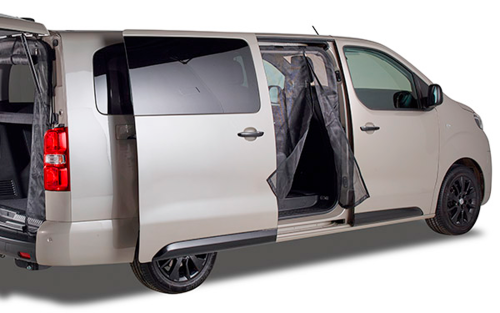 Mayr Planen VanQuito Moskitonetz Citroen Space Tourer / Toyota Proace / Peugeot Traveller Schiebetür ab 2014 feinmaschig - Türvorhänge & Fliegengitter