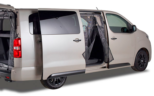 Mayr Planen VanQuito Moskitonetz Citroen Space Tourer / Toyota Proace / Peugeot Traveller Schiebetür ab 2014 standard - Türvorhänge & Fliegengitter