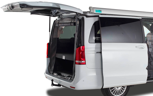 Mayr Planen VanQuito Moskitonetz MB Sprinter ab 2014 Heck feinmaschig  - Türvorhänge & Fliegengitter