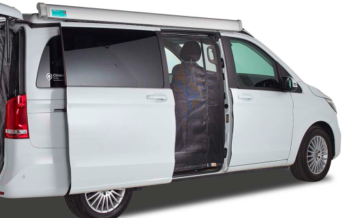 Mayr Planen VanQuito Moskitonetz MB Sprinter ab 2014 Schiebetür feinmaschig - Türvorhänge & Fliegengitter