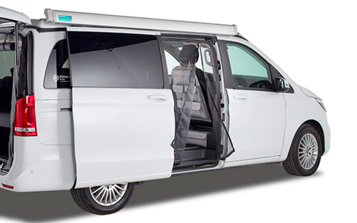 Mayr Planen VanQuito Moskitonetz MB V-Klasse ab 2014 / Vito / Marco Polo Schiebetür feinmaschig - Türvorhänge & Fliegengitter