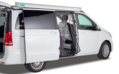 Mayr Planen VanQuito Moskitonetz MB V-Klasse ab 2014 / Vito / Marco Polo Schiebetür standard - Türvorhänge & Fliegengitter