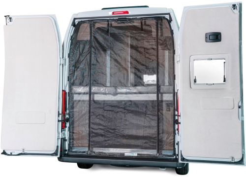 Mayr Van Heckmoskitonetz mit Reißverschluss geeignet für Fahrzeughöhe H3 von Citroën/Fiat/Opel/Peugeot/Toyota mit Maschenweite Fine-mesh - Türvorhänge & Fliegengitter