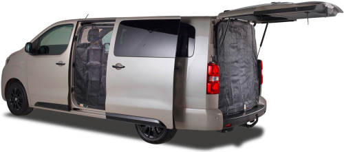 Mayr Van Schiebetürenmoskitonetz mit Magnetreißverschluss für Citroën/Fiat/Opel/Peugeot/Toyota mit Maschenweite Fine-mesh für Fahrerseite links - Türvorhänge & Fliegengitter