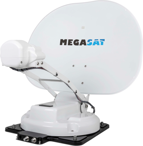 Megasat Caravanman 55 Professional GPS Satelliten Antenne mit Auto Skew weiß - Camping-Sat-Anlagen