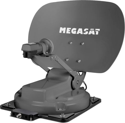 Megaset Caravanman Kompakt 4 Flachantenne mit GPS schwarz - Camping-Sat-Anlagen von Megasat