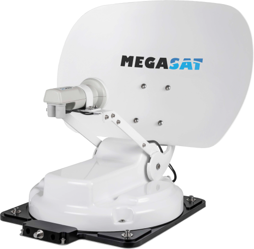 Megaset Caravanman Kompakt 4 Flachantenne mit GPS weiß - Camping-Sat-Anlagen von Megasat