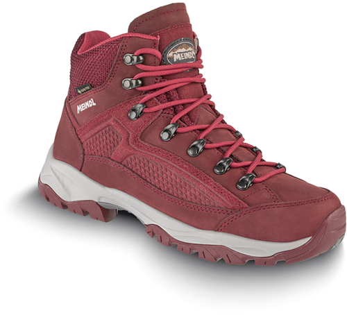 Meindl Baltimore GTX Damen Wanderschuhe dunkelrot 41 - Damenschuhe
