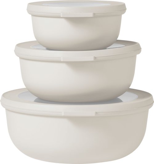 Mepal Cirqula Multischüssel-Set 3-tlg. nordic white - Lebensmittelbehälter / Vorratsdosen