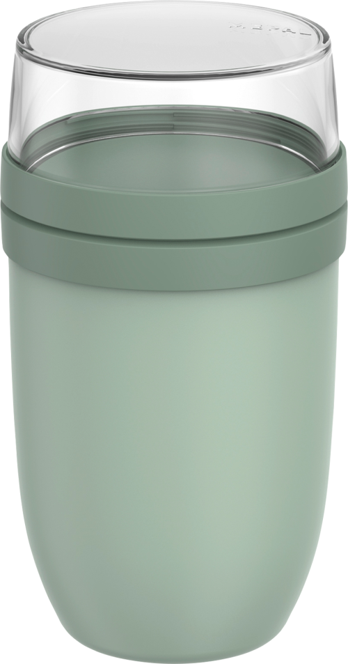 Mepal Lunchpot Ellipse XL Vorratsbecher Set / Auslaufsicherer Snack- und Müslibecher 750 ml nordic sage - Lebensmittelbehälter / Vorratsdosen