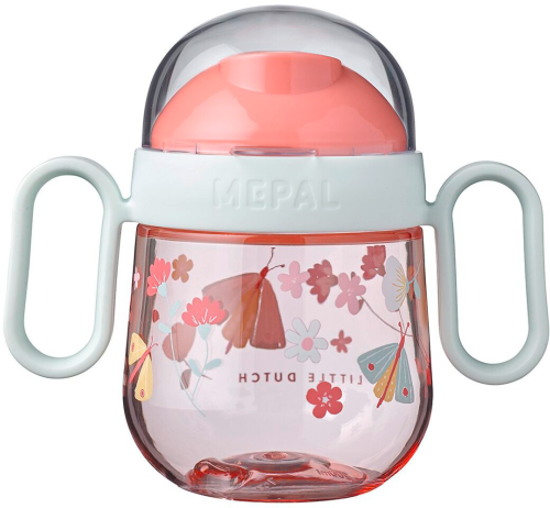 Mepal Mio Antitropf Trinklernbecher 200 ml flowers and butterflies  - Becher & Tassen