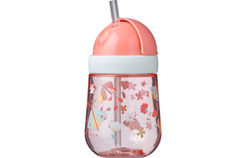 Mepal Mio Strohhalmbecher 300 ml flowers and butterflies  - Becher & Tassen