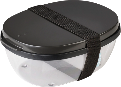 Mepal Salatbox ellipse nordic black - Lebensmittelbehälter / Vorratsdosen