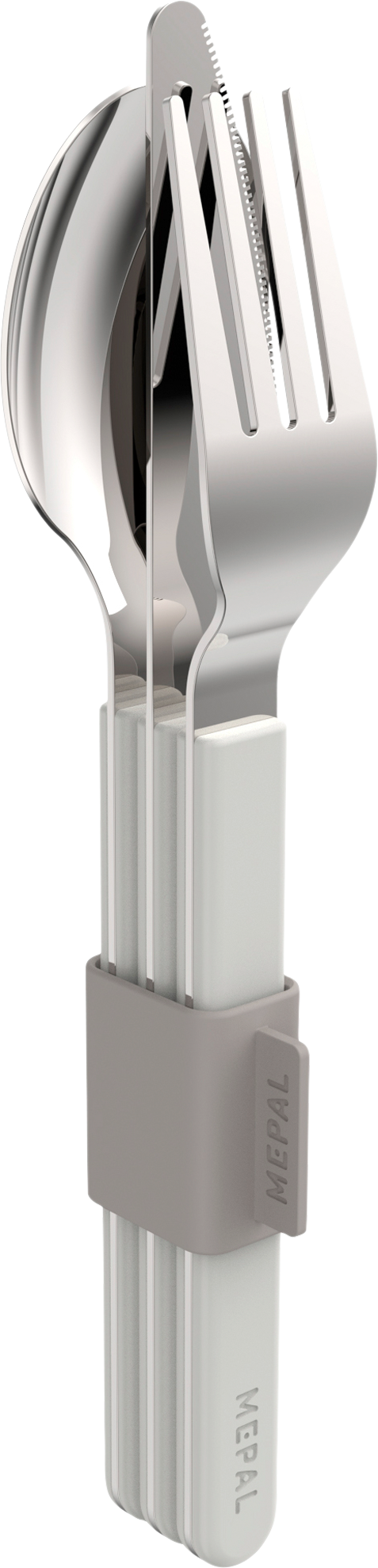 Mepal Silueta Besteckset 3-teilig Nordic white - Campingbesteck
