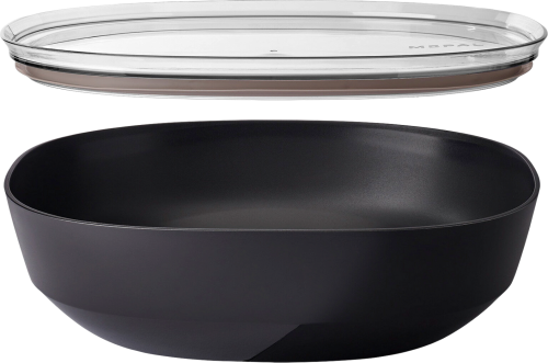 Mepal Silueta Servierschale mit Deckel 4000 ml Nordic black - Schüsseln & Schalen