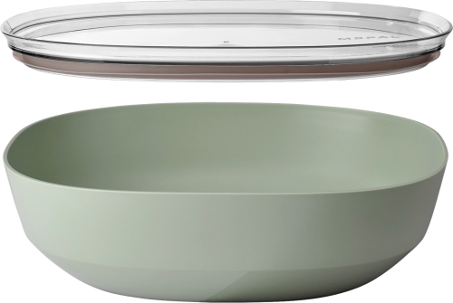 Mepal Silueta Servierschale mit Deckel 4000 ml Nordic sage - Schüsseln & Schalen