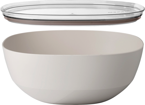 Mepal Silueta Servierschale mit Deckel 5000 ml Nordic white - Schüsseln & Schalen