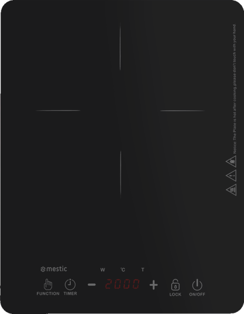 Mestic MIC-120 Induktionskochplatte 2000 W  - Elektrokocher und Kochplatten