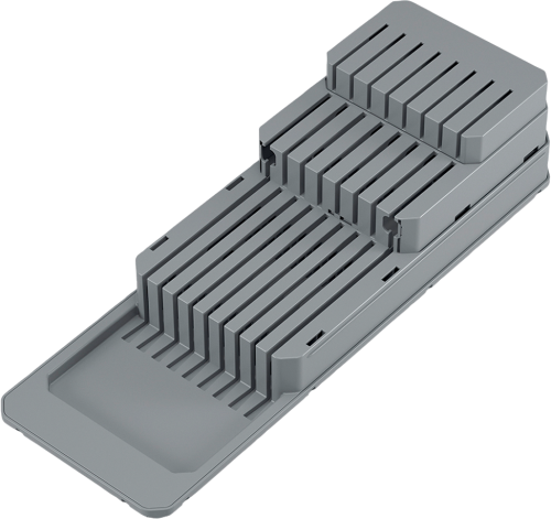 Metaltex Blade-Fit Messer-Organizer Verstellbar mit 3 verschiedenen Ebenen - Sonstiges Küchenzubehör