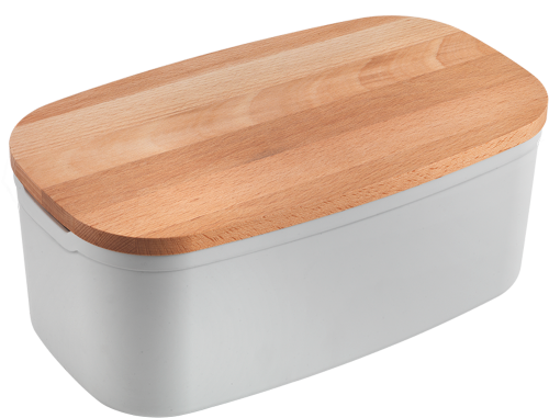 Metaltex Bready Brotkasten mit 2-in-1 Deckel / Brotschneidebrett - Lebensmittelbehälter / Vorratsdosen