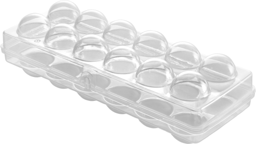 Metaltex Frigo-System Eierbox für 12 Eier - Lebensmittelbehälter / Vorratsdosen