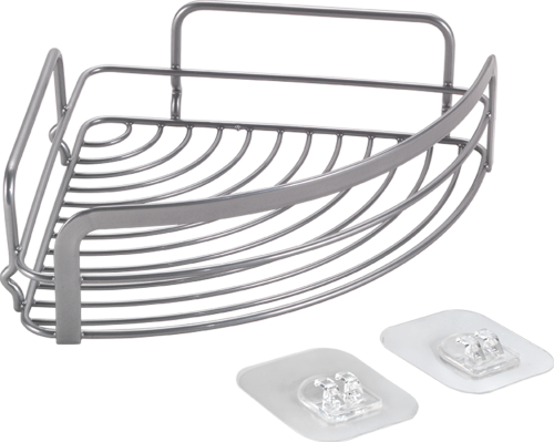 Metaltex Origin Luxy Eckregal mit 1 Etage für Dusche  - Badzubehör