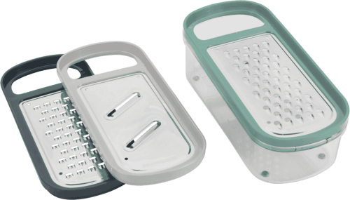 Metaltex Rap Box Reibe 3in1 farblich sortiert - Sonstiges Küchenzubehör