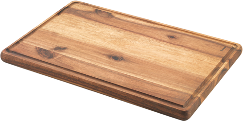 Metaltex Schneidebrett rechteckig aus Akazienholz 39 x 26 x 2 cm - Schneidebretter