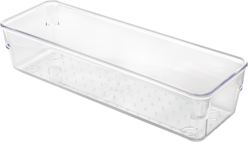 Metaltex Schubladen Organizer / Behälter stapelbar transparent medium slim - Ordnungssysteme