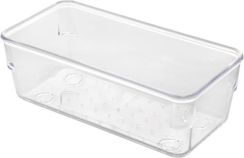 Metaltex Schubladen Organizer / Behälter stapelbar transparent small slim - Ordnungssysteme