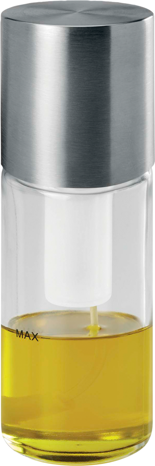 Metaltex Spice Line Essig-/Ölspender Glas Edelstahl 70 ml - Gewürzstreuer & Flüssigkeitsspender