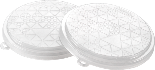 Metaltex Yogurt Mehrwegdeckel 2-tlg. für 500 g Joghurt, Skyr- oder Quarkbecher - Sonstiges Küchenzubehör