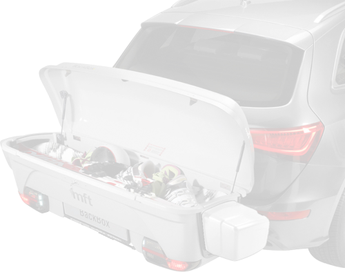 Mft Verbreiterungseinsatz der Heckbox BackBox für eine Breite von 1,9 Metern weiß - Transportboxen