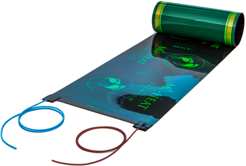 Mi-Heat Premium Fußboden Heizfolie 130 W/m² für Wohnwagen / Camper / Caravan 250 x 30 cm Set 2 - Heizteppiche