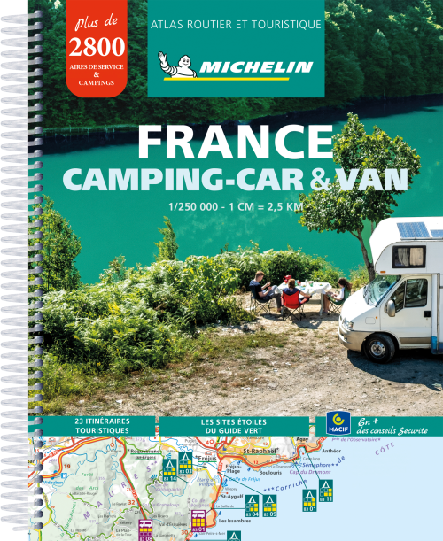 Michelin Atlas France Camping Car / Van  - Campingführer