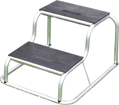 Milenco Aluminium Rubber Top Double Step - Trittstufen