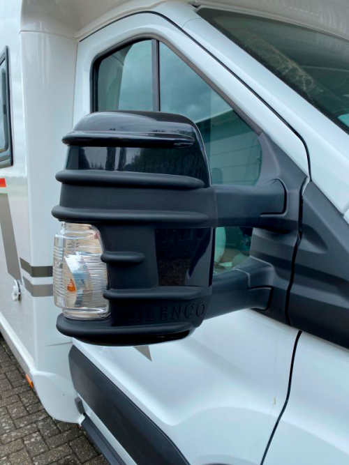 Milenco Spiegelschutz Stoßstangen für Ford Transit Mark 8 Schwarz - Zubehör Caravanspiegel