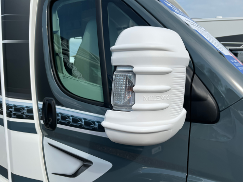 Milenco Spiegelschutz Stoßstangen für neue 2025 Fiat / Peugeot oder Citroen Weiß - Zubehör Caravanspiegel