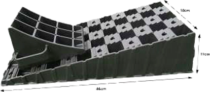 Milenco Stufenloser Auffahrkeil mit Parkstopper - Stufen- & Ausgleichskeile