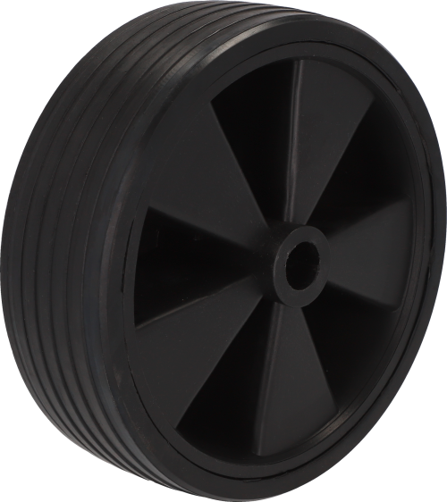 Moog Trailerparts Vollgummirad mit Kunststofffelge für Stützrad - Stützräder