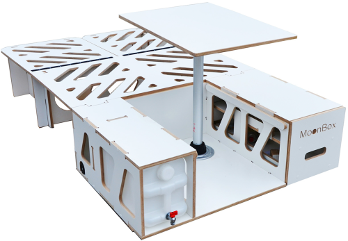 Moonbox Campingbox 115 Modify passend für Minivan weiß  - Ausbauboxen & Campingboxen