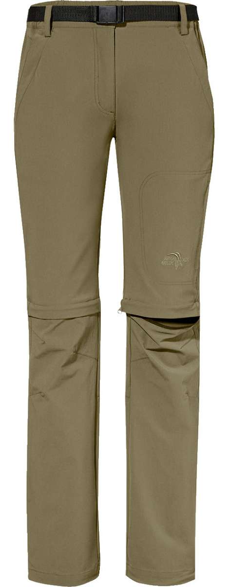 Mountain Guide Lara II Damen Zipp-Off Hose olive 46 - Damenhosen, -röcke & -kleider