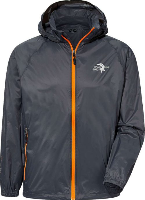 Mountain Guide Lima II Damen und Herren Regenjacke dunkelgrau S - Herrenjacken