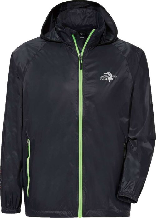 Mountain Guide Lima II Damen und Herren Regenjacke schwarz XXXL - Herrenjacken
