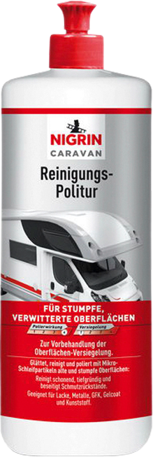 Nigrin Caravan Reinigungs-Politur 1000 ml - Außenbereich & Lack