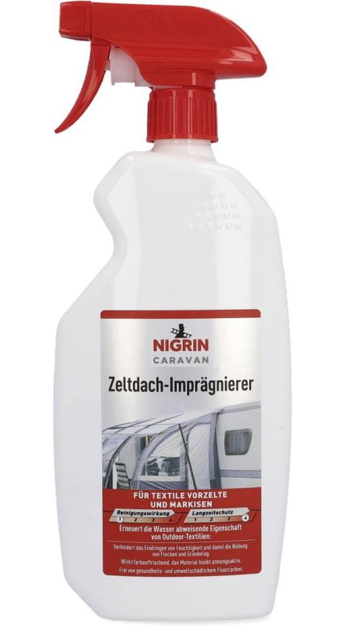 Nigrin Caravan Zeltdach-Imprägnierer 750 ml - Imprägnieren, Reinigen, Pflegen