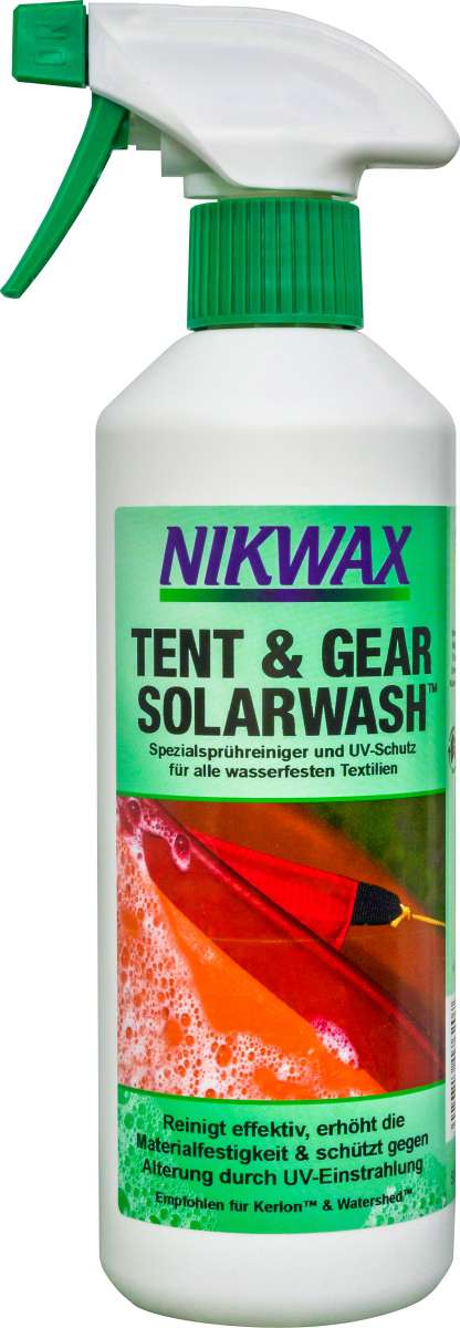 Nikwax Tent&Gear SolarWash Spray 500 ml - Imprägnieren, Reinigen, Pflegen