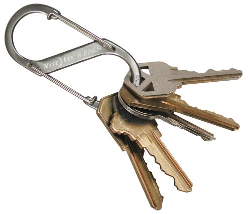 Nite Ize S-Biner Edelstahl Doppelkarabiner Silber - Transportieren & Befestigen