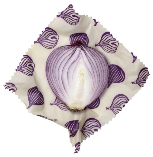 Nuts Innovations Bienenwachstuch 2er Set Zwiebel - Lebensmittelbehälter / Vorratsdosen